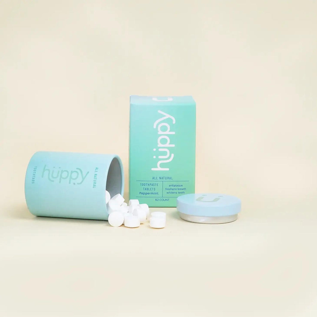 Huppy Peppermint Tooth Tabs