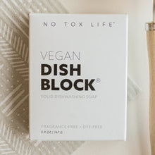 Load image into Gallery viewer, No Tox Life Vegan Dish Block Zero Waste Dishwashing Block soap Knoxville
