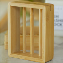 Load image into Gallery viewer, Moso Bamboo Soap Shelf biodegradable compostable zero waste Knoxville
