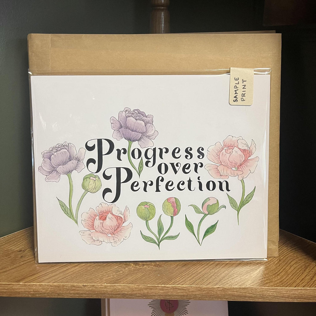 For Tha Masses Progress Over Perfection Print