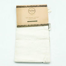 Load image into Gallery viewer, Organic Cotton Muslin Bulk Bags zero waste reusable washable Knoxville refillery

